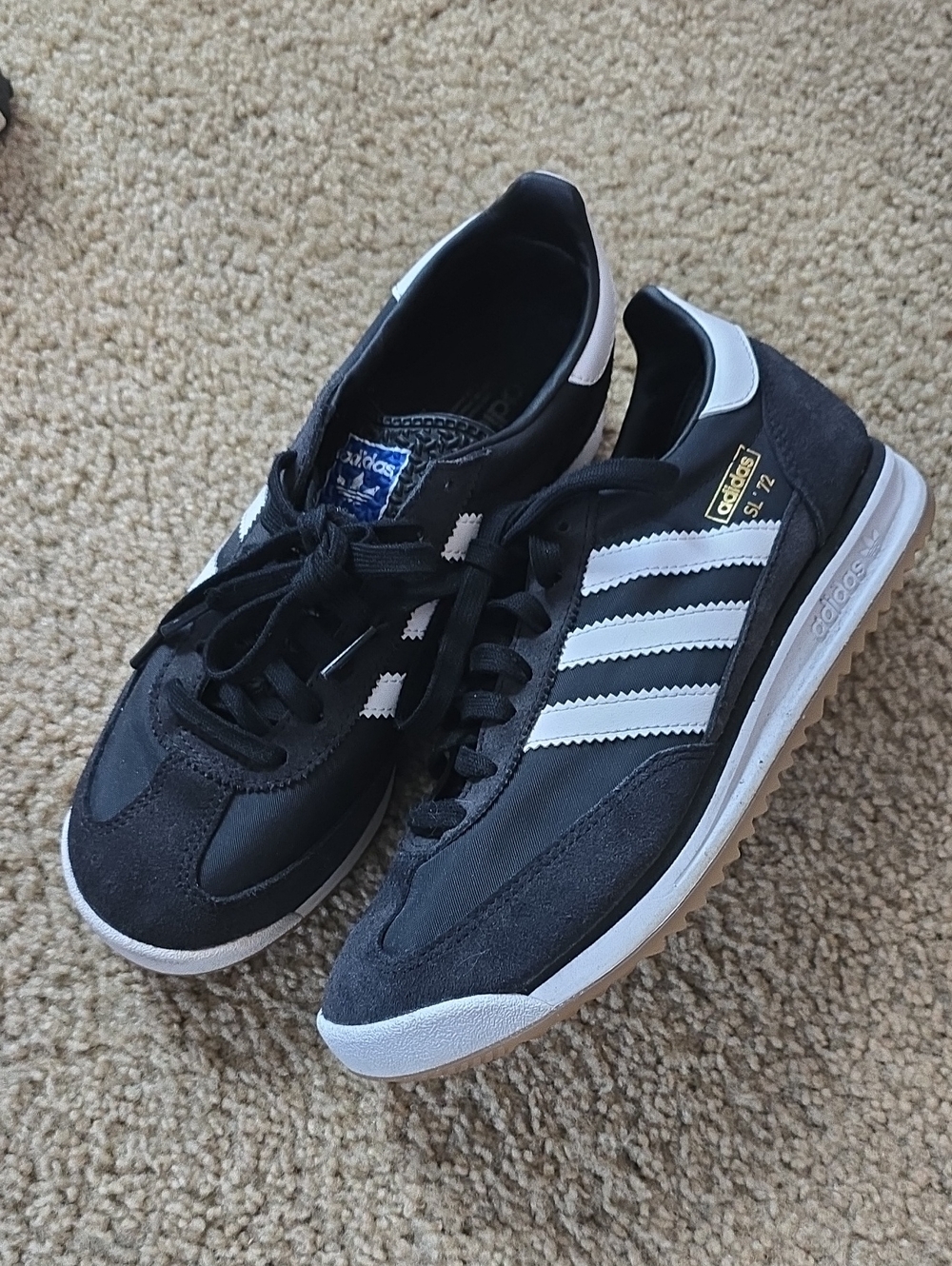 adidas SL 72 Women's Sneakers in Black & White